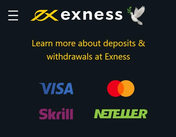 Exness Deposits and Withdrawals