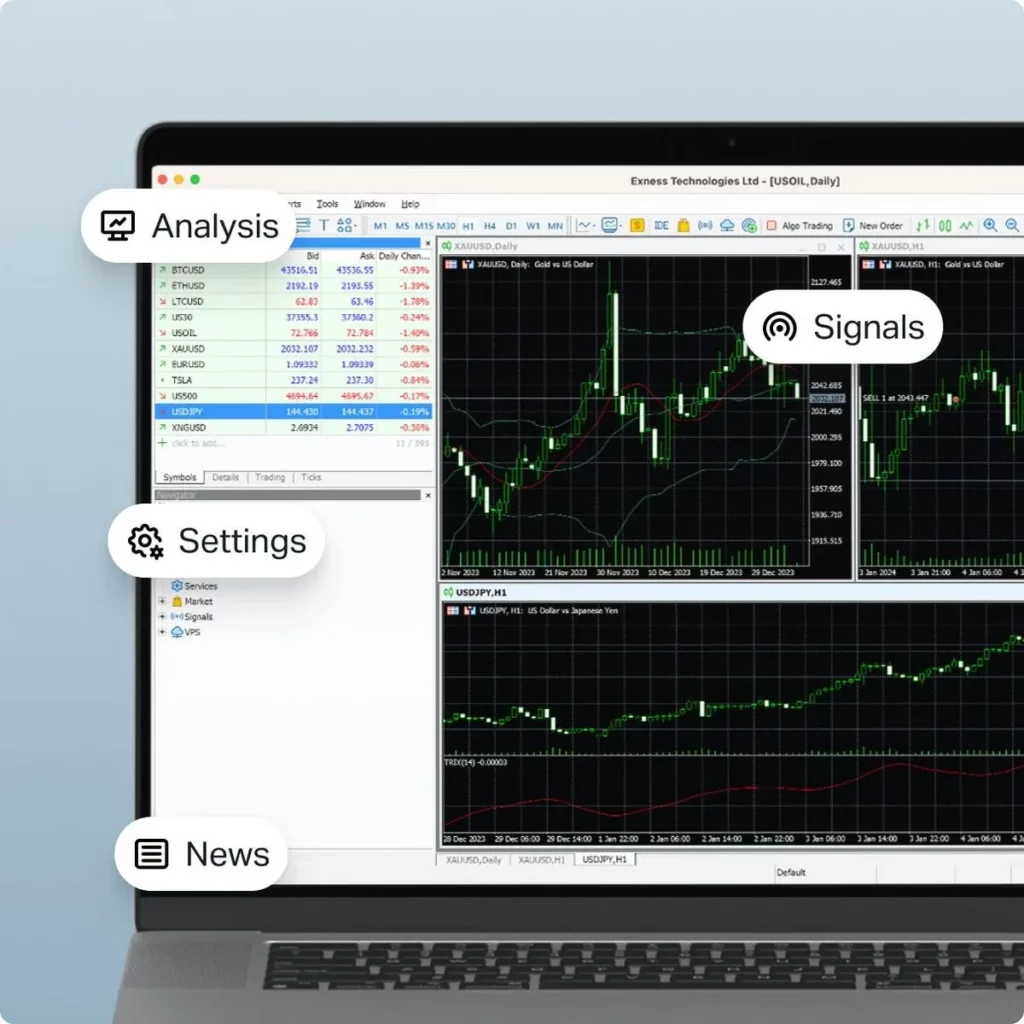 Overview of Exness MetaTrader 5